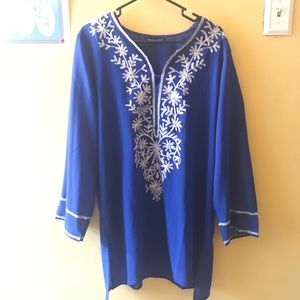 Sheer tunic/cover up